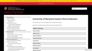 University of Maryland Eastern Shore Extension | agnrfacultystaff.umd ...