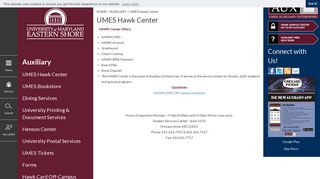UMES Hawk Center | University of Maryland Eastern Shore