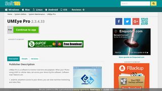 UMEye Pro 2.3.4.33 Free Download