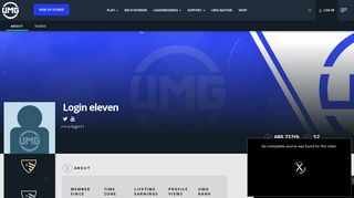 Login eleven's Profile | UMG Gaming