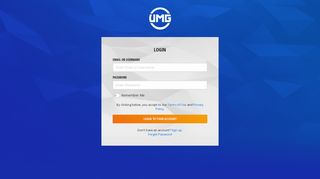 Login | UMG Gaming