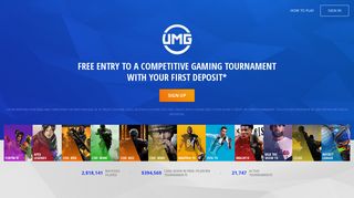 UMG Gaming: Competitive Tournaments - Ladders - Cash Out Matches