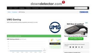 UMG Gaming down? Current problems and outages | Downdetector