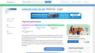 Access webmail.umhs-sk.net. Webmail - Login