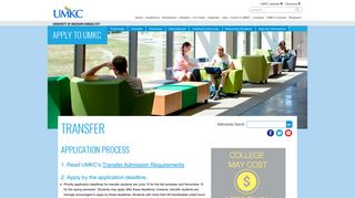 Transfer | UMKC Apply | University of Missouri-Kansas City