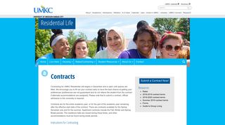 Contracts | Residential Life - University of Missouri - Kansas City