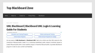 UML Blackboard | Blackboard UML Login & Learning Guide Here