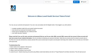 UMass Lowell Health Services' Patient
