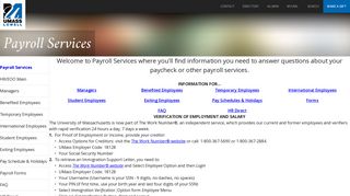 Payroll Services | UMass Lowell