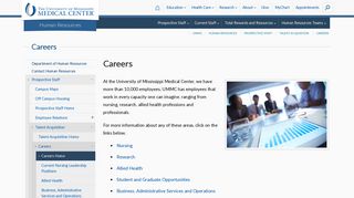 Careers - University of Mississippi Medical Center