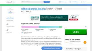 Access webmail.ummc.edu.my. Sign in - Google Accounts
