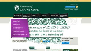 University of Mount Olive - Login - iModules