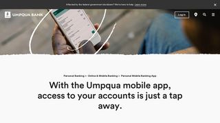 Personal Mobile Banking App - Umpqua Bank