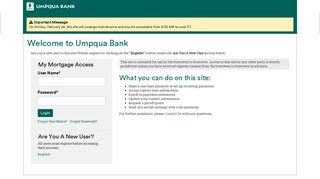 Umpqua Bank Mortgage Services (Black Knight)
