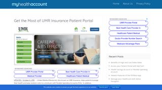 UMR Login: UMR Provider Portal Walkthrough | myhealthaccount.org