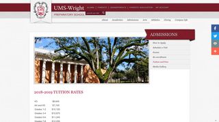 Tuition and Fees - UMS-Wright Preparatory School
