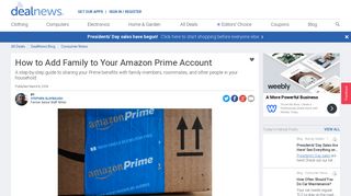 How to Add Family to Your Amazon Prime Account - DealNews