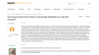 Can anyone direct me to where I can provide feedback on a call ...