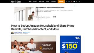 How to Set Up Amazon Household and Share Prime Benefits ...