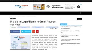 1-833-410-5666 Unable to Login/SignIn to Gmail Account Get Help