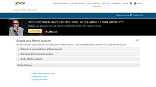 Access your Norton account - Norton Support