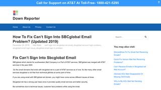 How To Fix Can't Sign Into SBCglobal Email Problem? (Updated 2019)