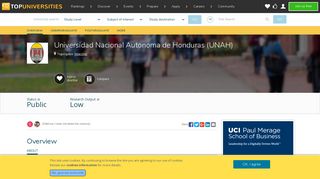 Universidad Nacional Autonoma de Honduras (UNAH)