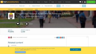 Universidad Nacional Autonoma de Honduras (UNAH) | Top Universities
