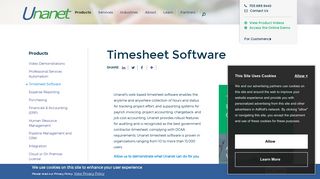 Timesheet Software | Unanet