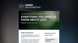 LEI - London Stock Exchange Group