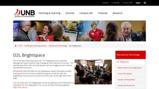 D2L Brightspace | UNB