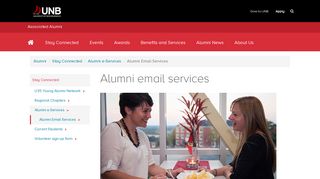 Alumni Email Services | Alumni e-Services | Stay Connected - UNB