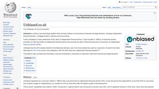 Unbiased.co.uk - Wikipedia