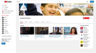 dcpublicschools - YouTube