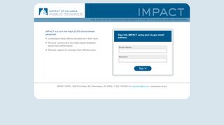 DCPS IMPACT - Login - Quick Base