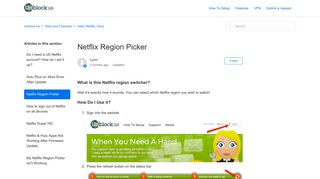 Netflix Region Picker – Unblock-Us