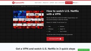 How to Safely Watch U.S. Netflix With a VPN That Works - ExpressVPN