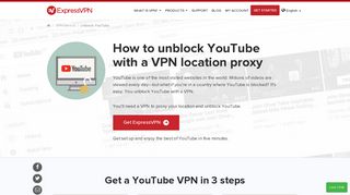 Unblock YouTube by Proxying Your Location With ExpressVPN