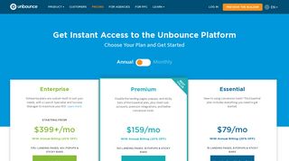 Unbounce Pricing: Get Instant Access With a Free 30-Day Trial