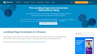 Landing Page Examples & Critiques - Unbounce Blog