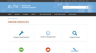 Onyen Services - UNC Information Technology Services