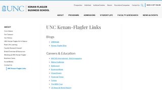 UNC Kenan-Flagler Links - UNC Kenan-Flagler Business School
