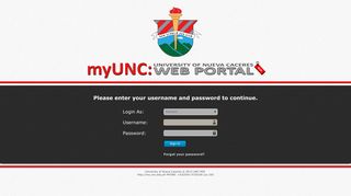 myUNC Portal v1.0 (Beta)