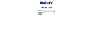 UNC-TV - Login - UNC-TV.com