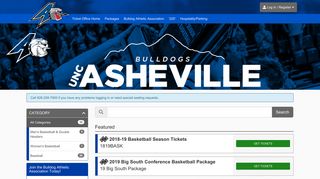 UNC Asheville | Athletics Ticketing - Ticket Office Home