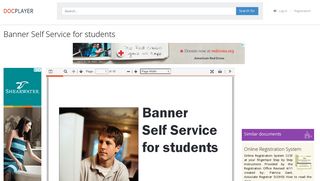 Banner Self Service for students - PDF - DocPlayer.net
