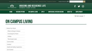 Welcome Home! | Housing and Residence Life | UNC Charlotte