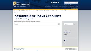 Payment and Cost Information | Cashiers and Student Accounts Office
