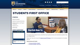Starfish How-To - Students First Office - UNC Greensboro