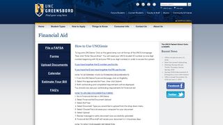 How to Use UNCGenie | Financial Aid